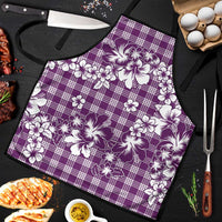 Hibiscus Pakala Sweetie Purple Apron Tropical Floral Stylized - Polynesian Pride