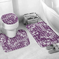 Hibiscus Pakala Sweetie Purple Bathroom Set Tropical Floral Stylized - Polynesian Pride