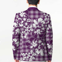Hibiscus Pakala Sweetie Purple Blazer Tropical Floral Stylized - Polynesian Pride