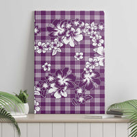 Hibiscus Pakala Sweetie Purple Canvas Wall Art Tropical Floral Stylized LT01 - Polynesian Pride