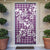Hibiscus Pakala Sweetie Purple Door Cover Tropical Floral Stylized - Polynesian Pride