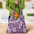 Hibiscus Pakala Sweetie Purple Grocery Bag Tropical Floral Stylized - Polynesian Pride