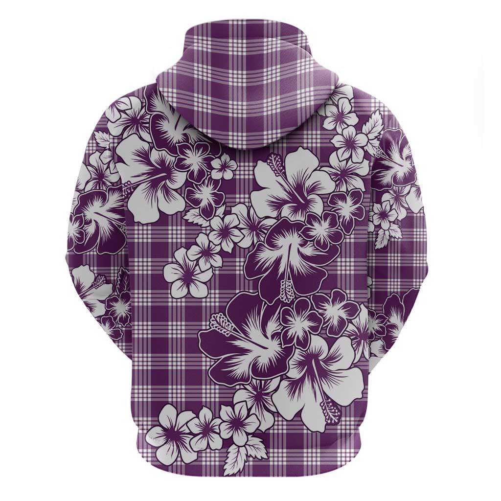 Hibiscus Pakala Sweetie Purple Hoodie Tropical Floral Stylized - Polynesian Pride
