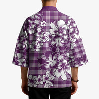Hibiscus Pakala Sweetie Purple Kimono Tropical Floral Stylized - Polynesian Pride