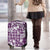 Hibiscus Pakala Sweetie Purple Luggage Cover Tropical Floral Stylized - Polynesian Pride