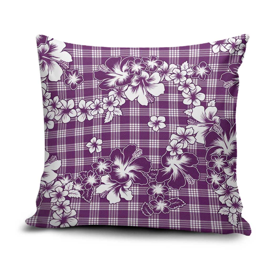 Hibiscus Pakala Sweetie Purple Pillow Cover Tropical Floral Stylized - Polynesian Pride