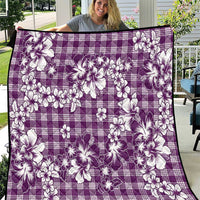 Hibiscus Pakala Sweetie Purple Quilt Tropical Floral Stylized LT01 Purple - Polynesian Pride