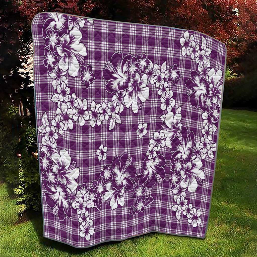 Hibiscus Pakala Sweetie Purple Quilt Tropical Floral Stylized LT01 - Polynesian Pride