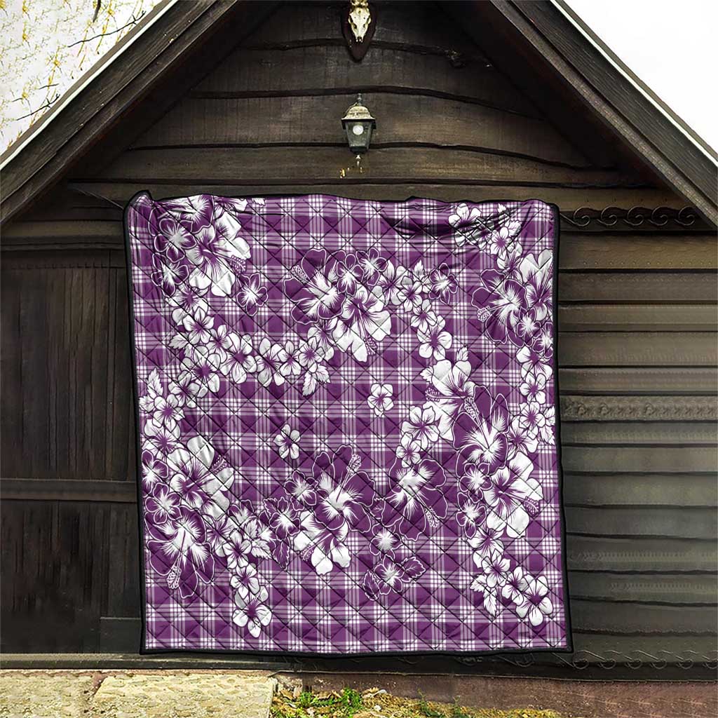Hibiscus Pakala Sweetie Purple Quilt Tropical Floral Stylized LT01 - Polynesian Pride