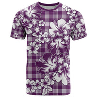 Hibiscus Pakala Sweetie Purple T Shirt Tropical Floral Stylized LT01 Purple - Polynesian Pride