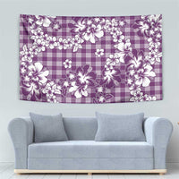 Hibiscus Pakala Sweetie Purple Tapestry Tropical Floral Stylized - Polynesian Pride
