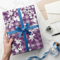 Hibiscus Pakala Sweetie Purple Wrapping Paper Tropical Floral Stylized - Polynesian Pride
