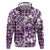 Hibiscus Pakala Sweetie Purple Zip Hoodie Tropical Floral Stylized - Polynesian Pride