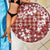 Hibiscus Pakala Fantasy Red Beach Blanket Tropical Floral Stylized - Polynesian Pride
