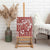 Hibiscus Pakala Fantasy Red Canvas Wall Art Tropical Floral Stylized - Polynesian Pride