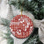 Hibiscus Pakala Fantasy Red Ceramic Ornament Tropical Floral Stylized - Polynesian Pride