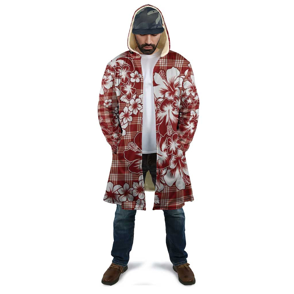 Hibiscus Pakala Fantasy Red Cloak Tropical Floral Stylized - Polynesian Pride