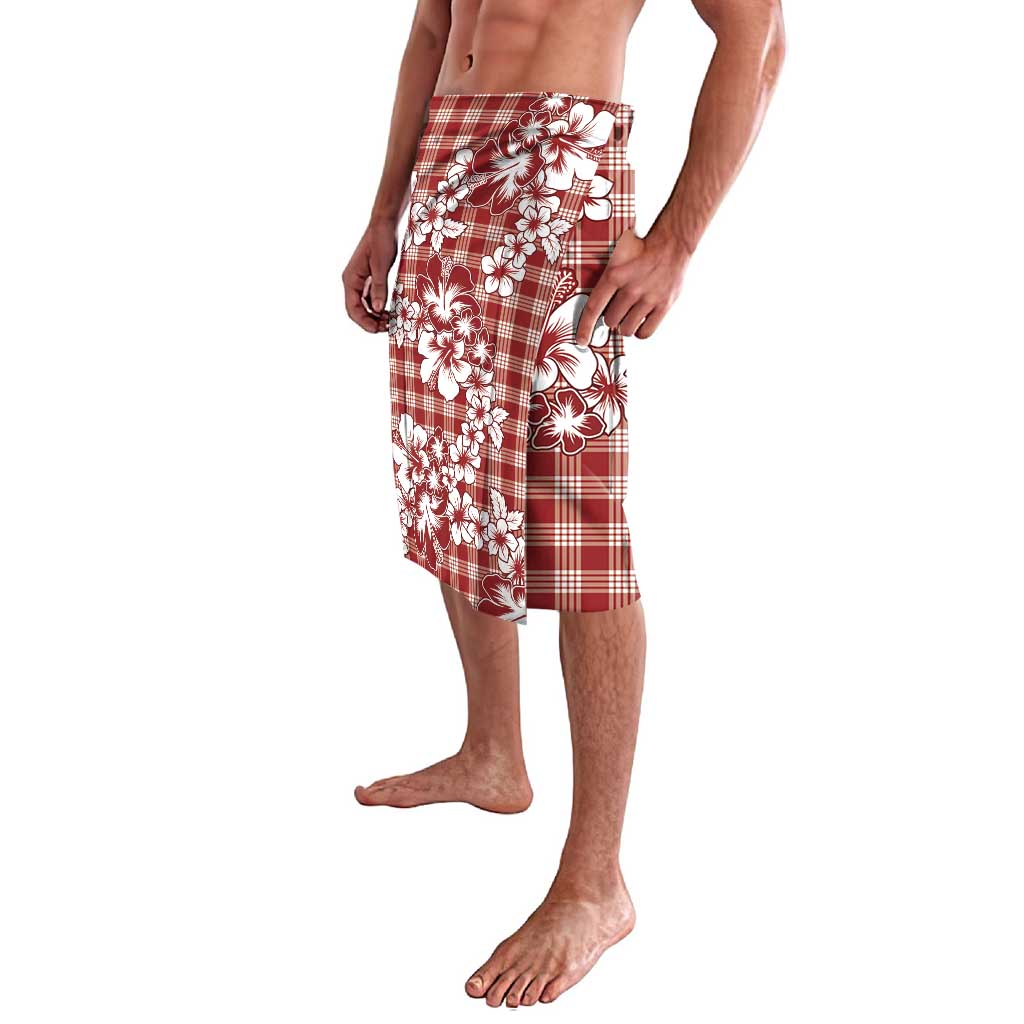 Hibiscus Pakala Fantasy Red Lavalava Tropical Floral Stylized - Polynesian Pride