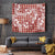 Hibiscus Pakala Fantasy Red Tapestry Tropical Floral Stylized - Polynesian Pride