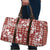 Hibiscus Pakala Fantasy Red Travel Bag Tropical Floral Stylized - Polynesian Pride