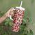 Hibiscus Pakala Fantasy Red Tumbler With Handle Tropical Floral Stylized - Polynesian Pride