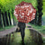 Hibiscus Pakala Fantasy Red Umbrella Tropical Floral Stylized - Polynesian Pride