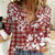 Hibiscus Pakala Fantasy Red Women Casual Shirt Tropical Floral Stylized - Polynesian Pride
