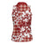 Hibiscus Pakala Fantasy Red Women Sleeveless Polo Shirt Tropical Floral Stylized - Polynesian Pride