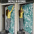 Hibiscus Pakala Aqua Teal Door Cover Tropical Floral Stylized - Polynesian Pride