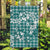 Hibiscus Pakala Aqua Teal Garden Flag Tropical Floral Stylized - Polynesian Pride