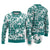 Hibiscus Pakala Aqua Teal Ugly Christmas Sweater Tropical Floral Stylized - Polynesian Pride
