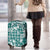 Hibiscus Pakala Aqua Teal Luggage Cover Tropical Floral Stylized - Polynesian Pride