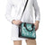 Hibiscus Pakala Aqua Teal Shoulder Handbag Tropical Floral Stylized - Polynesian Pride