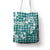 Hibiscus Pakala Aqua Teal Tote Bag Tropical Floral Stylized - Polynesian Pride
