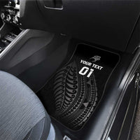 New Zealand Cricket Car Mats Maori Kiwi Black Fern