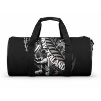 New Zealand Cricket Duffle Bag Maori Kiwi Black Fern LT01 One size Black - Polynesian Pride