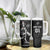 Custom New Zealand Cricket Tumbler With Handle Maori Kiwi Black Fern