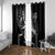 New Zealand Cricket Window Curtain Maori Kiwi Black Fern