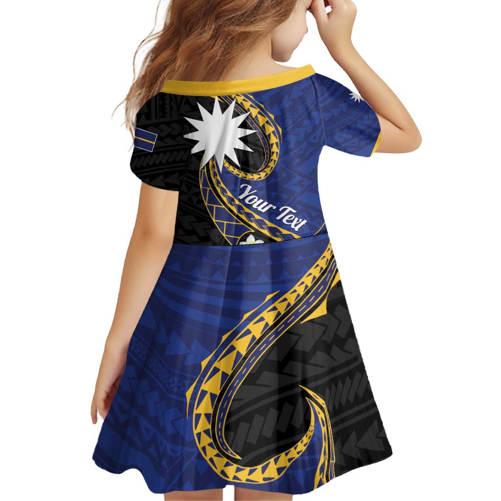 Personalised Nauru Family Matching Off Shoulder Short Dress and Hawaiian Shirt Naoero Proud Plumeria