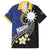 Personalised Nauru Family Matching Puletasi and Hawaiian Shirt Naoero Proud Plumeria