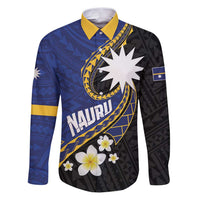 Personalised Nauru Family Matching Puletasi and Hawaiian Shirt Naoero Proud Plumeria