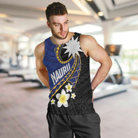 Personalised Nauru Men Tank Top Naoero Proud Plumeria