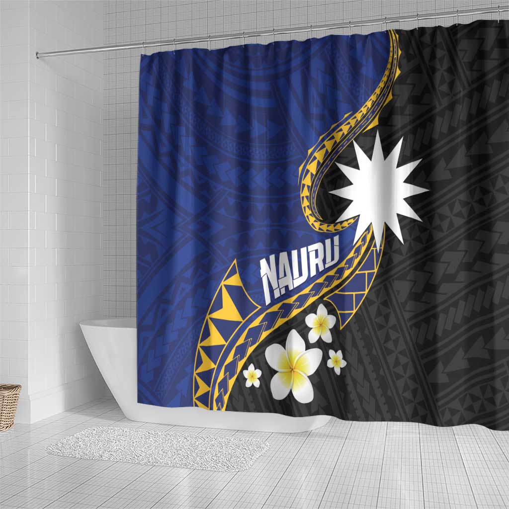 Nauru Shower Curtain Naoero Proud Plumeria