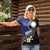 Personalised Nauru Women Polo Shirt Naoero Proud Plumeria