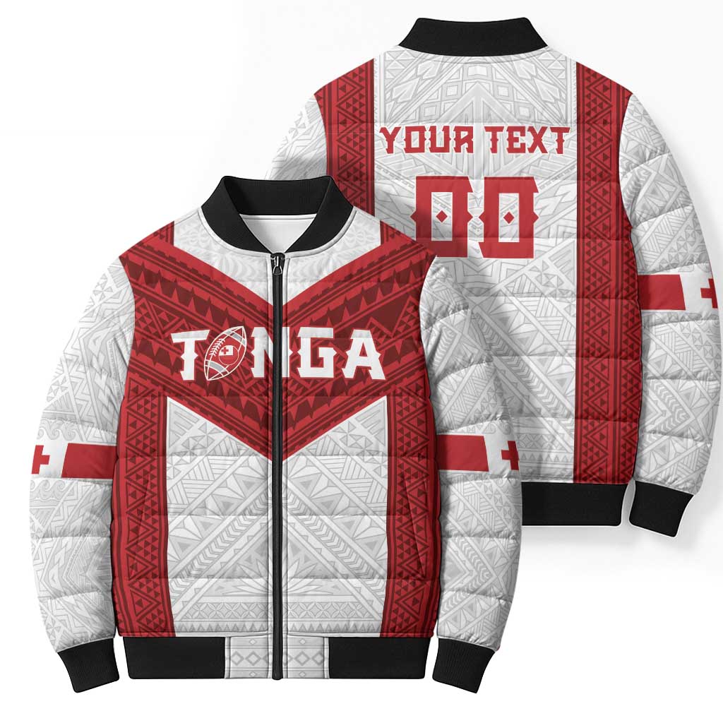 Tonga Rugby Custom Bomber Puffer Jacket Tonga Sea Eagles Go Champions