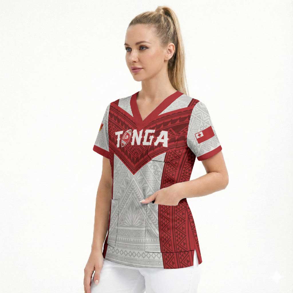 Tonga Rugby Custom Scrub Top Tonga Sea Eagles Go Champions