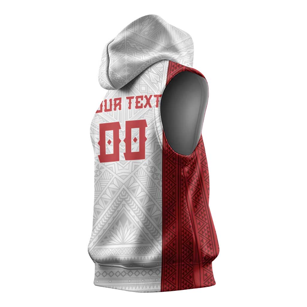 Tonga Rugby Custom Sleeveless Hoodie Tonga Sea Eagles Go Champions
