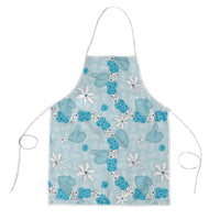 Hawaii Anthurium Tiare Pikake Lei Apron UliUli Lauhala Art Pattern