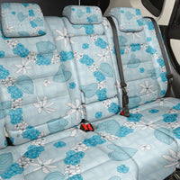 Hawaii Anthurium Tiare Pikake Lei Back Car Seat Cover UliUli Lauhala Art Pattern