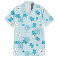 Hawaii Anthurium Tiare Pikake Lei Family Matching Summer Maxi Dress and Hawaiian Shirt UliUli Lauhala Art Pattern